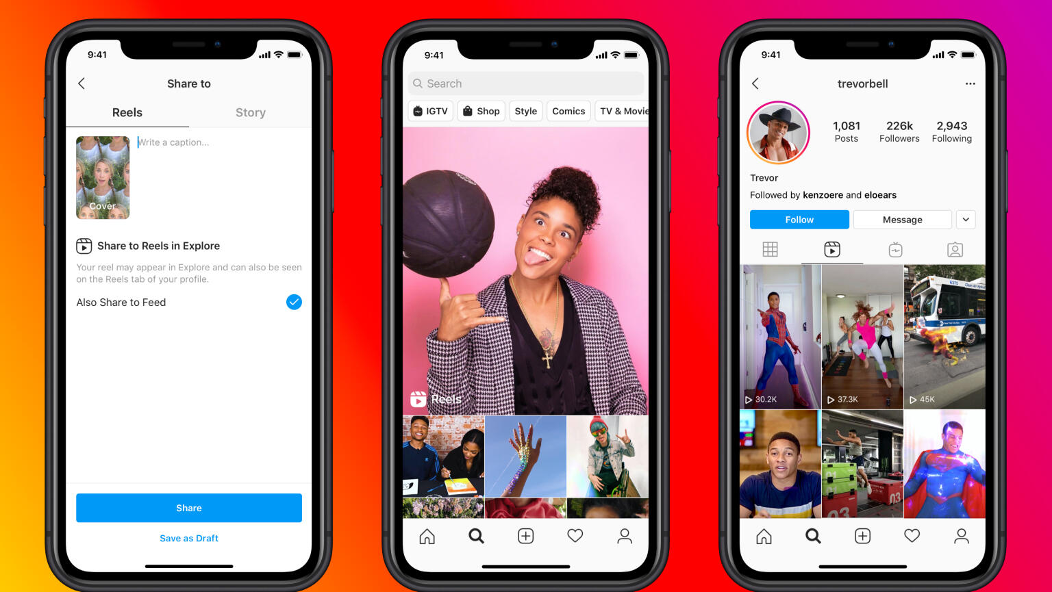 אינסטגרם רילס  instegram Reels מתחרה החדש ב טיקטוק TikTok