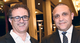 מימין חיים מסילתי יו”ר לשכת המקרקעין ו אוהד עיני השמאי הממשלתי הראשי