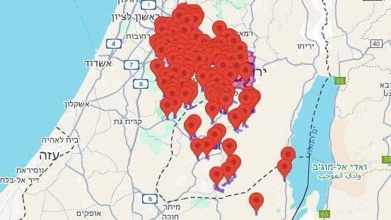 טיל מתימן יורט; אזעקות הופעלו באזור ירושלים בזמן הפגנה נגד מערכת המשפט